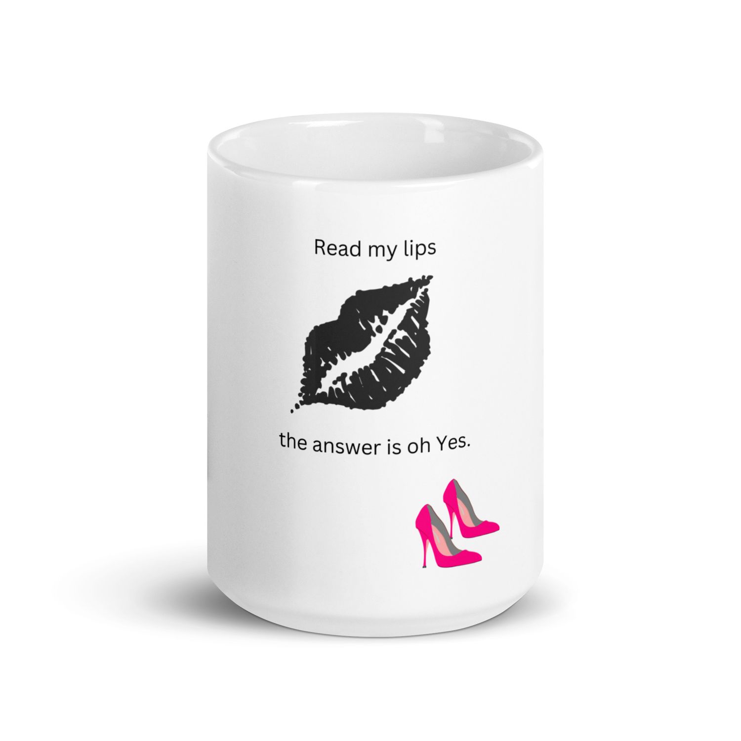 White Glossy Cup