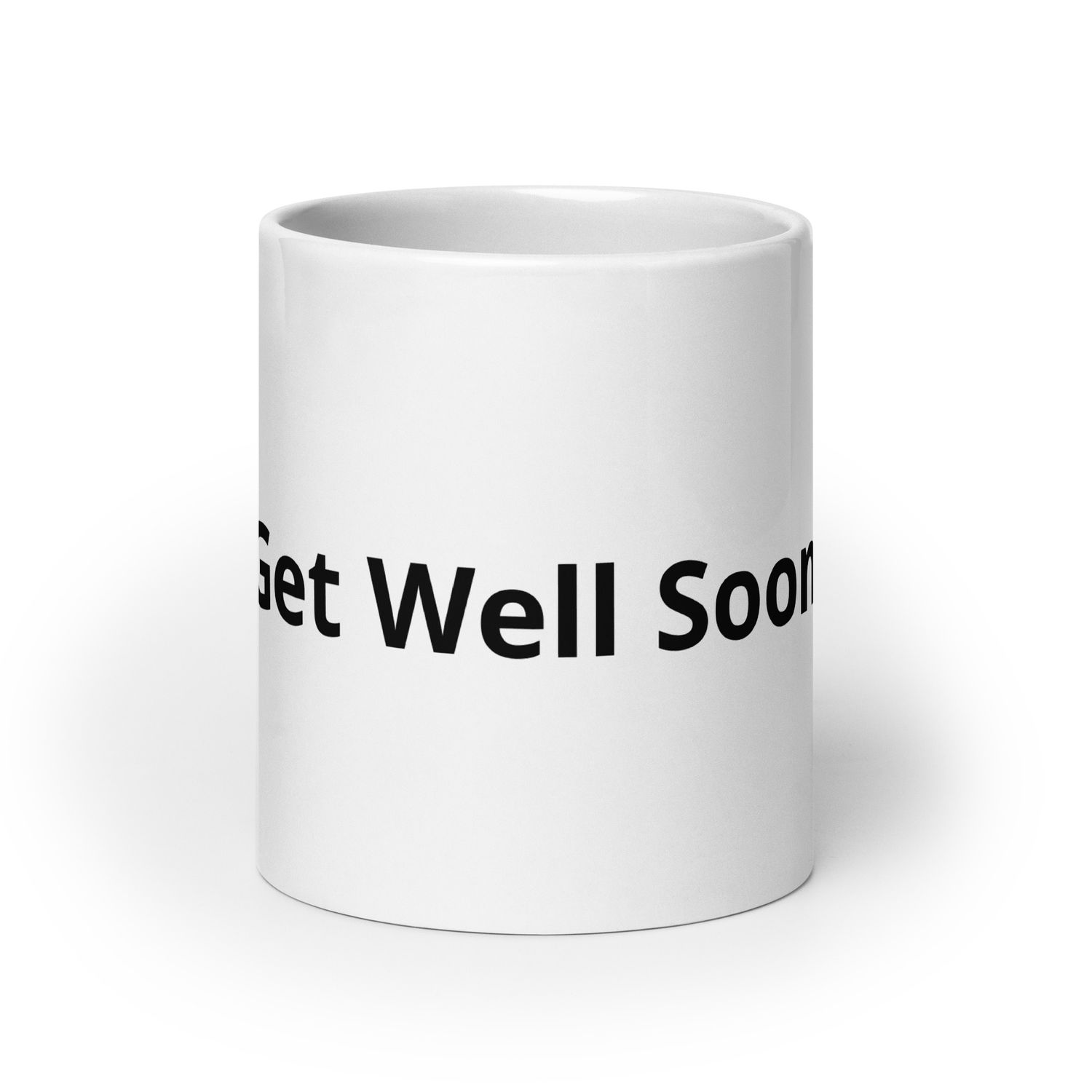 White Glossy Coffee Cup