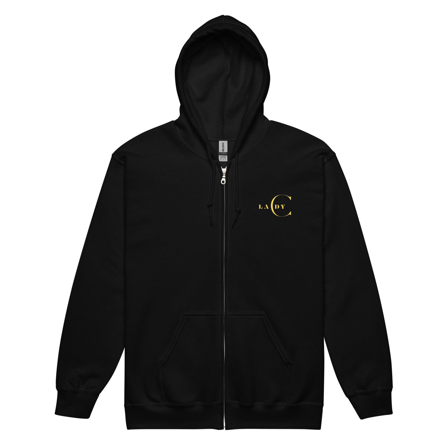 Women's Black Zip Hoodie