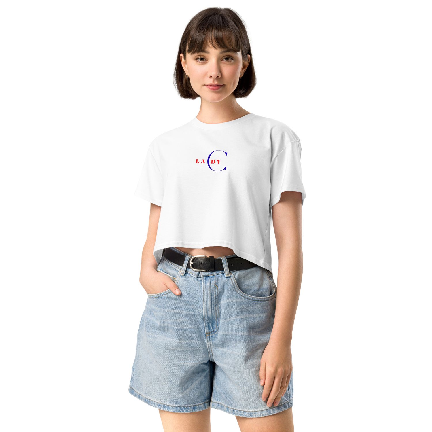 Women’s White Crop Top