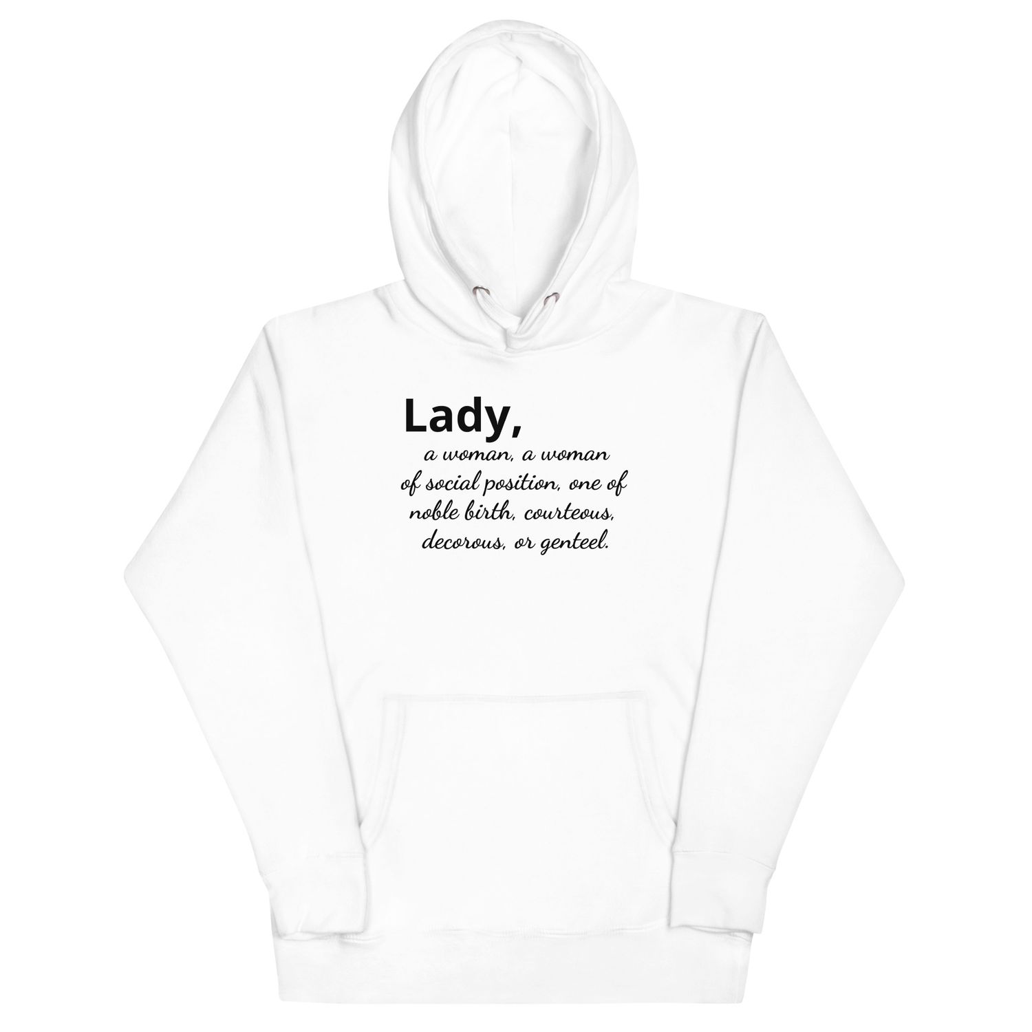 Women's White Hoodie