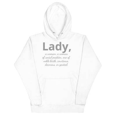 Women's White Hoodie