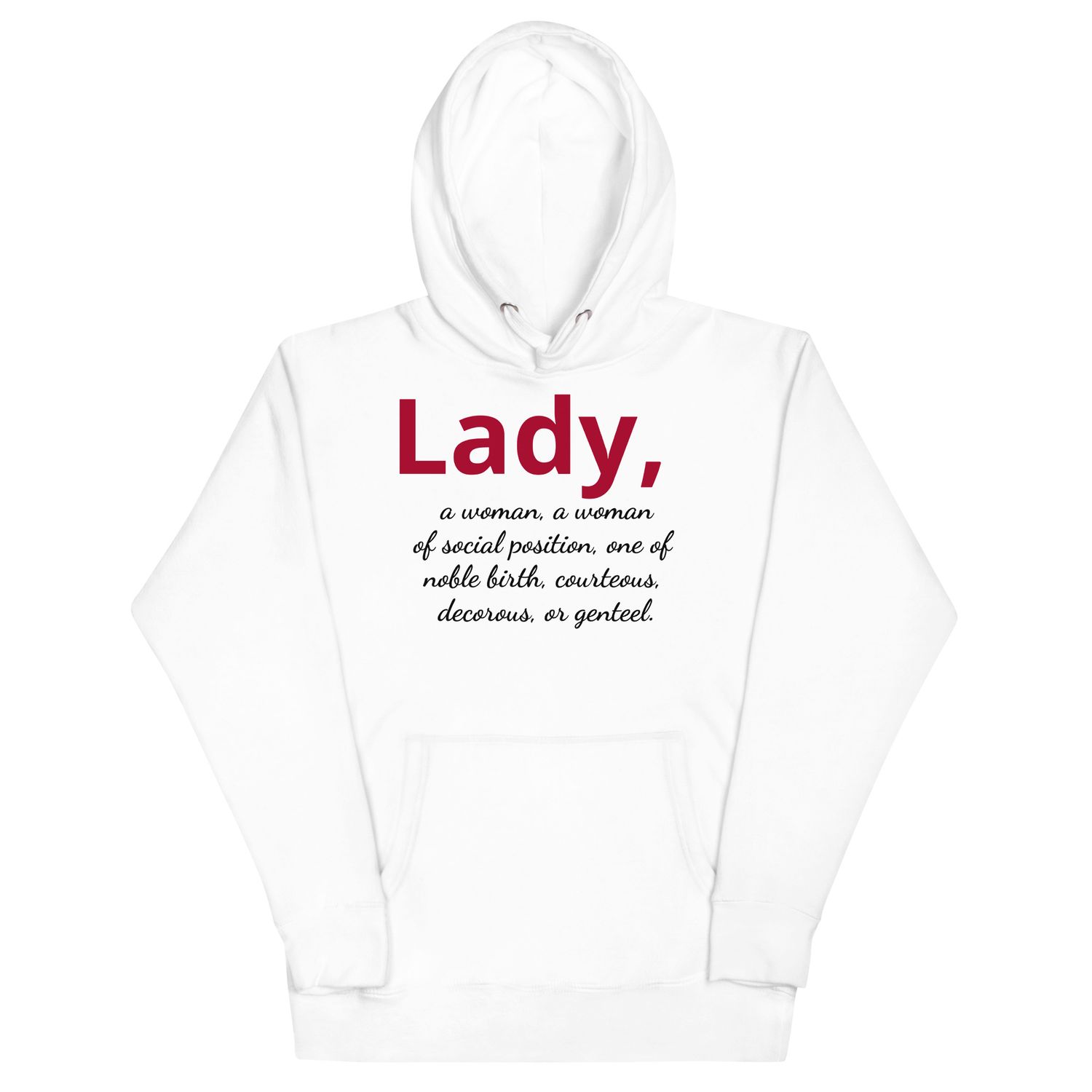Women's White Hoodie