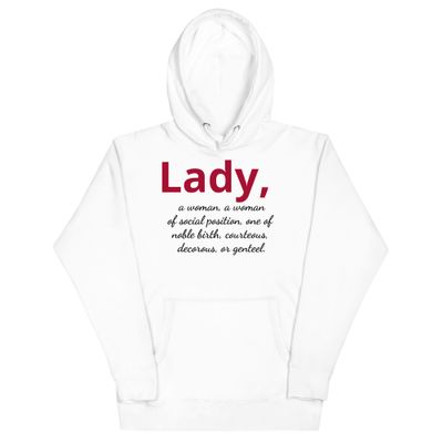 Women's White Hoodie