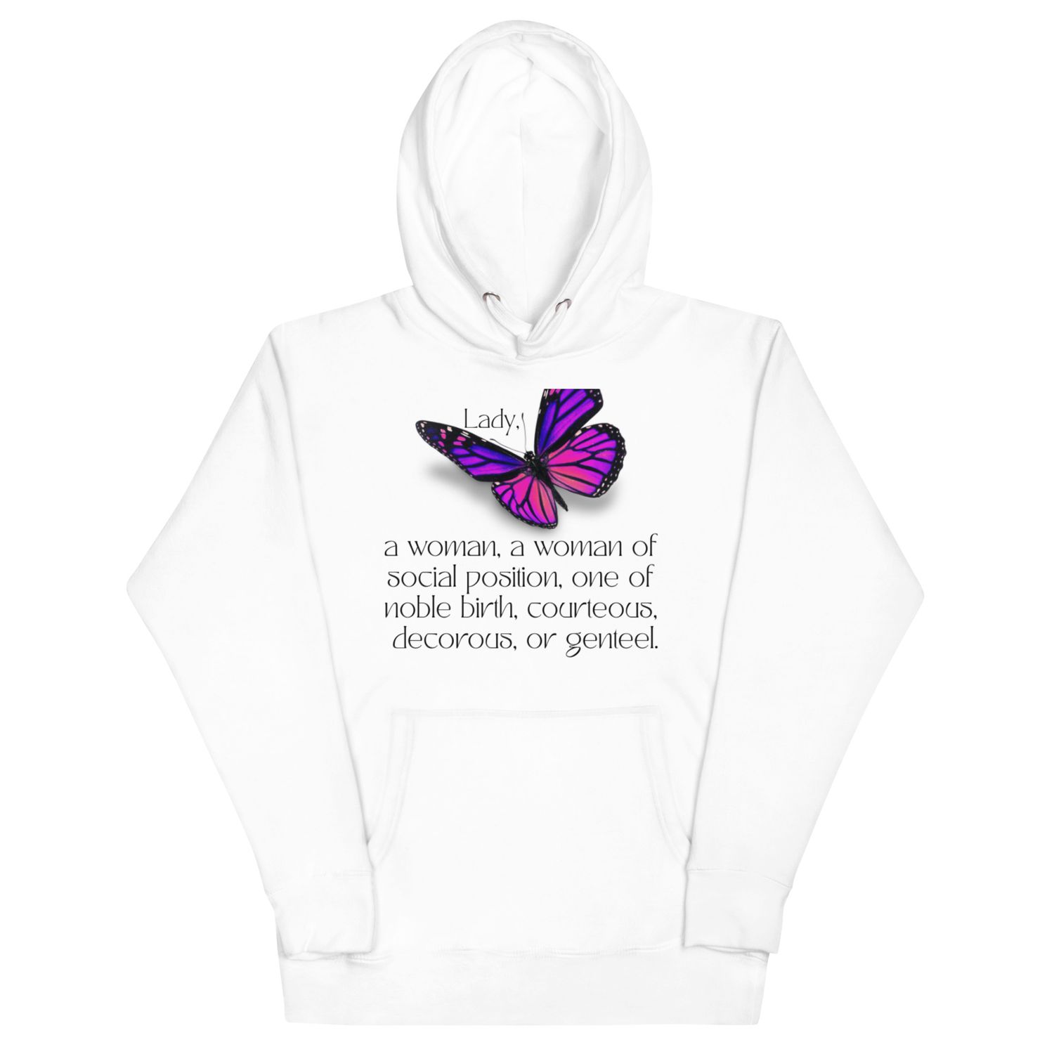 Women's White Hoodie