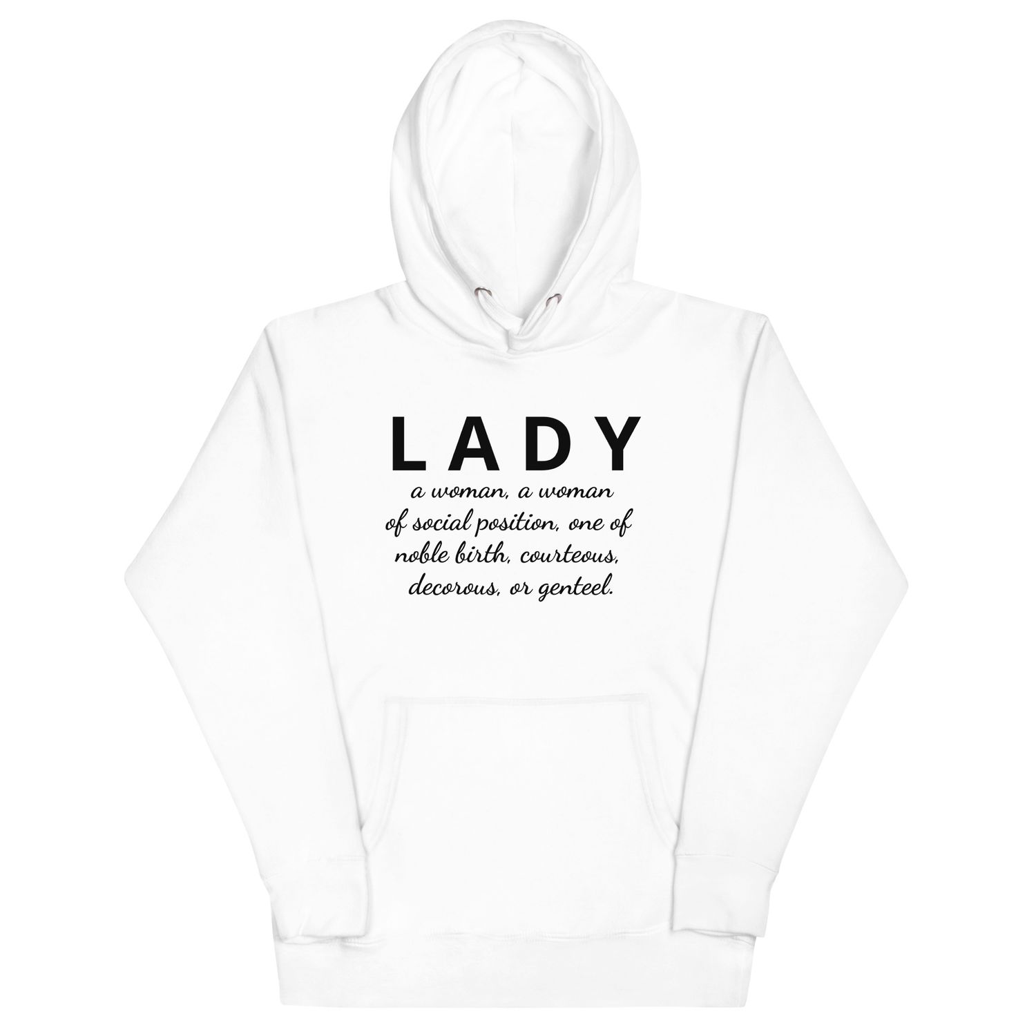 Women's White  Hoodie
