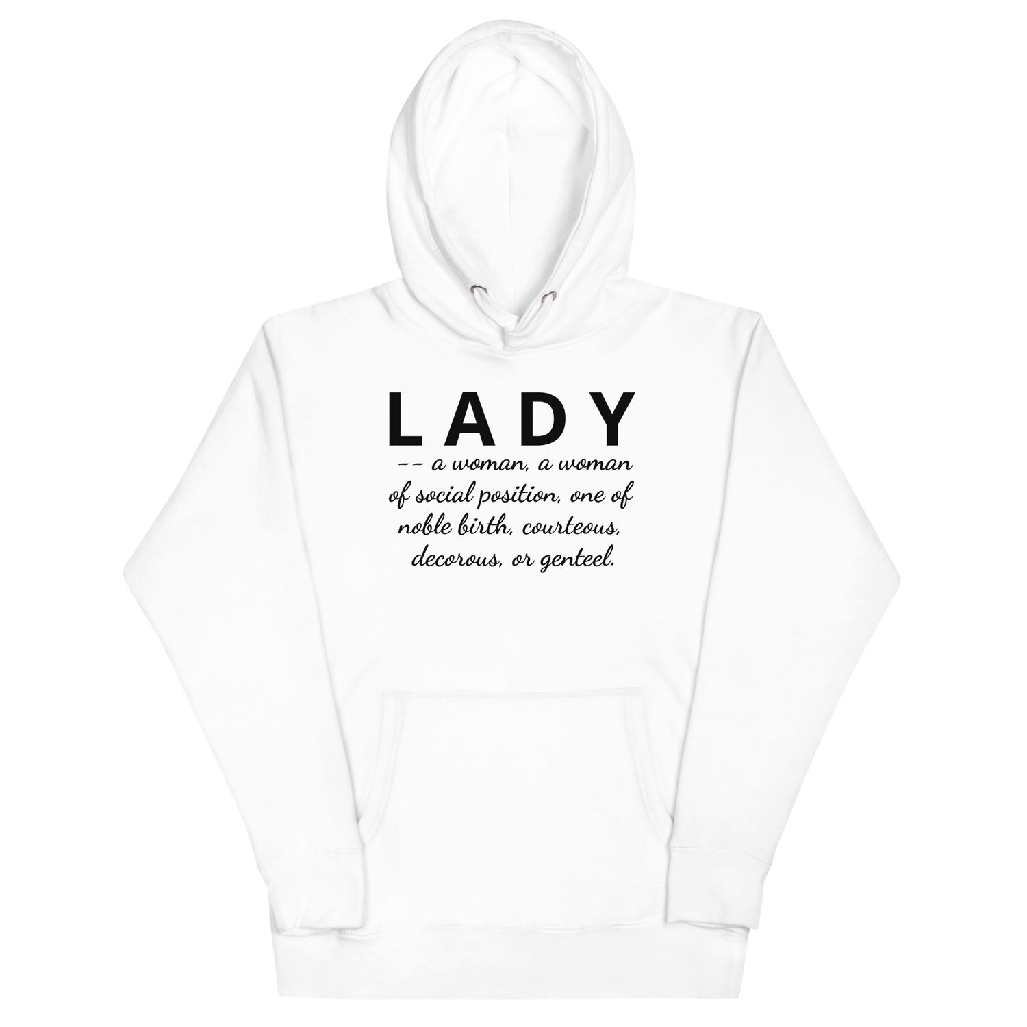 Women's White Hoodie