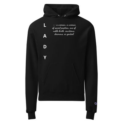 Women's Black Champion Hoodie