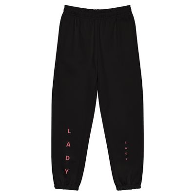 Women's Black Heavyweight Sweatpants