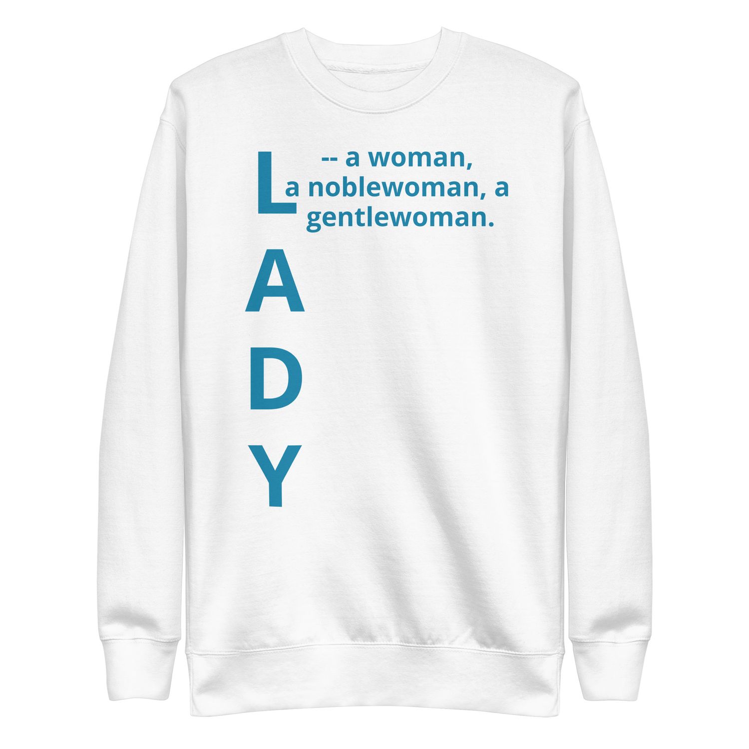 Women's White Sweatshirt