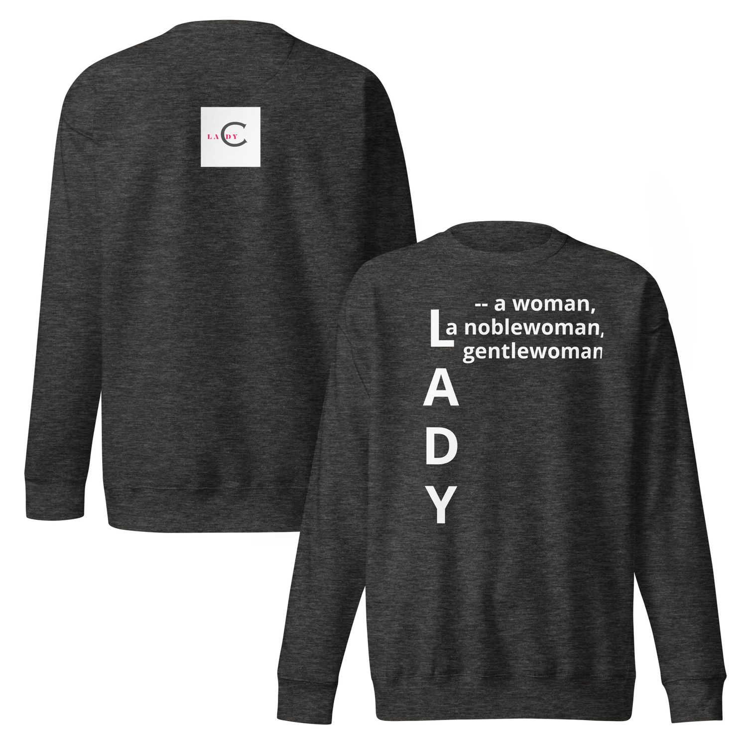Women's Charcoal Heather Gray Sweatshirt