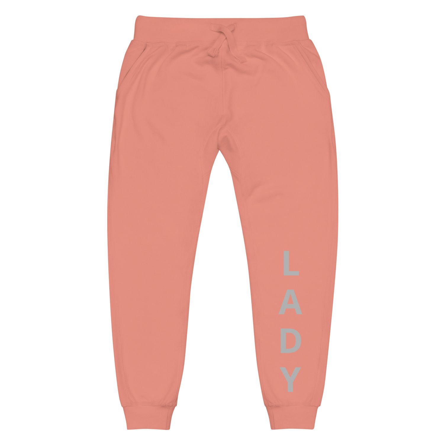 Pink Dusty Rose Fleece Sweatpants