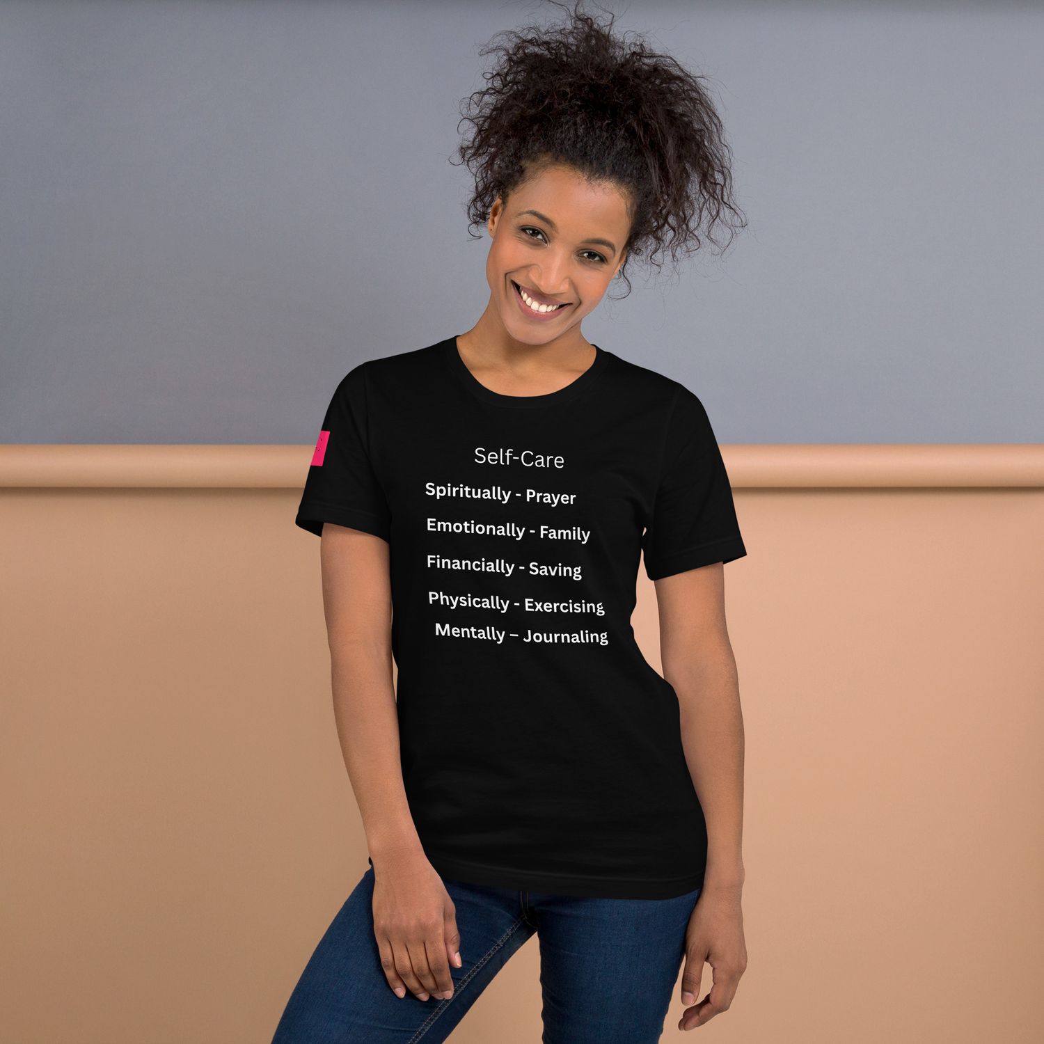 Self-Care Women's Black T-shirt