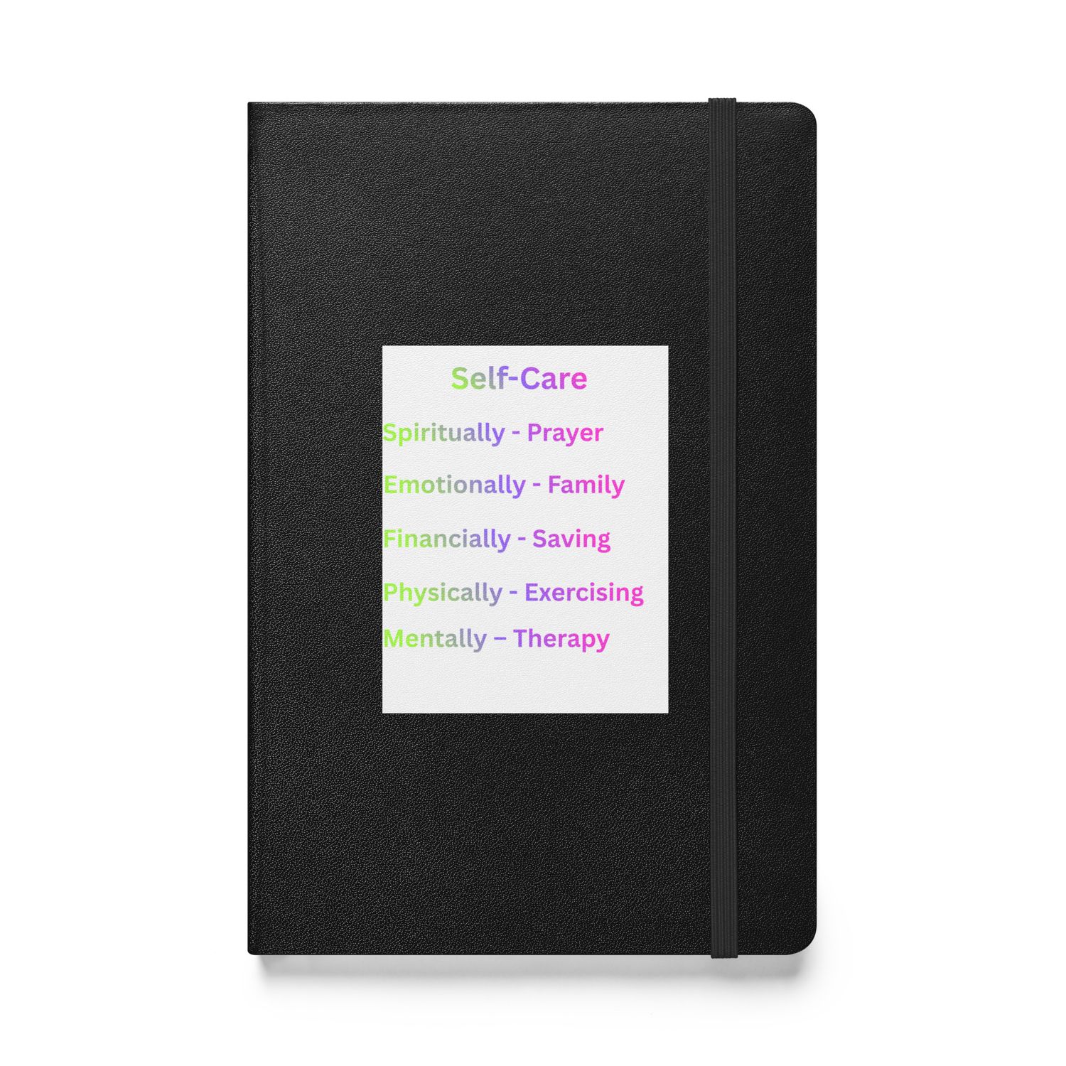 Self-Care Hardcover Notebook