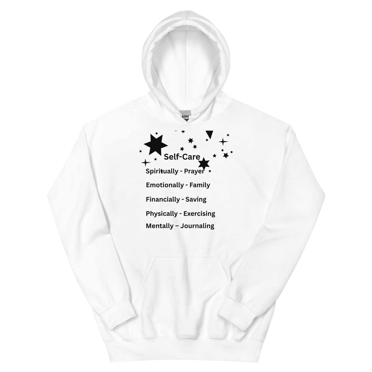 White Unisex Hoodie