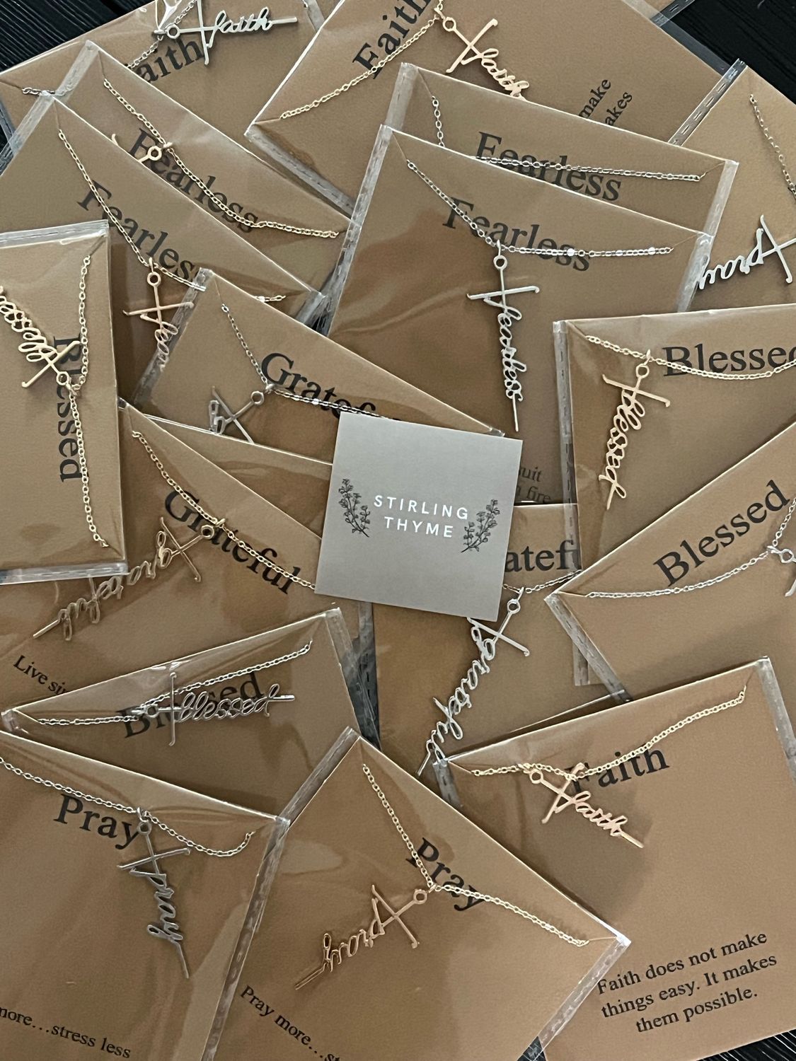 Faith based necklaces - cross