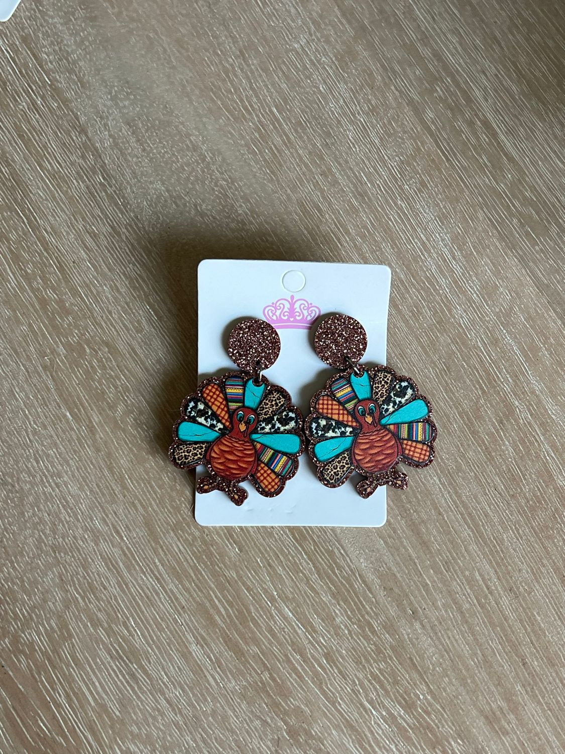 Thanksgiving Turkey earrings 