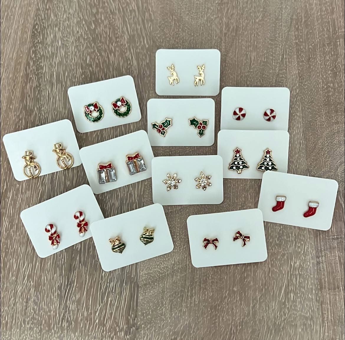 Christmas earrings