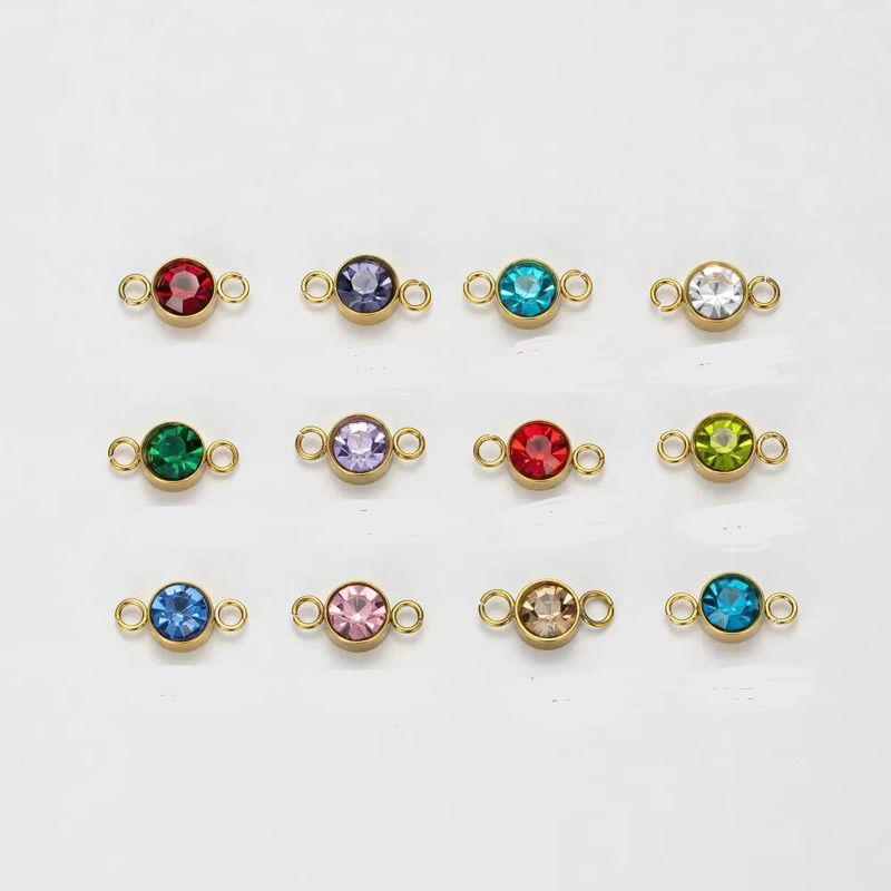 Birth Stone Charms - set of 12 months