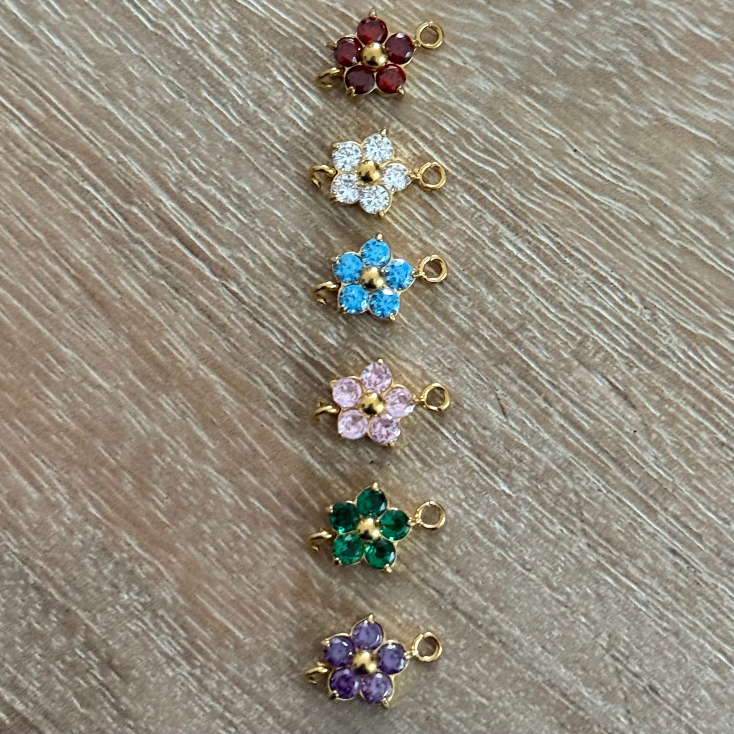 Flower charms