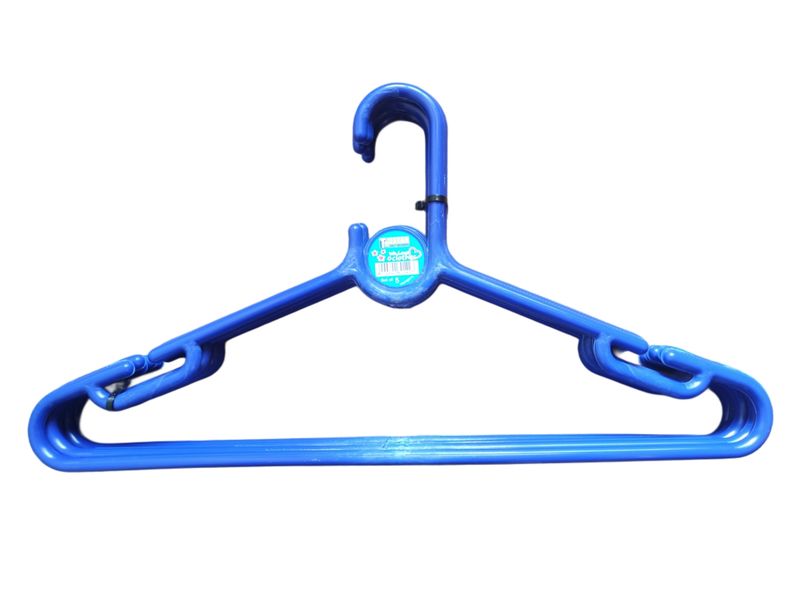 Xxl plastic hangers set of 5