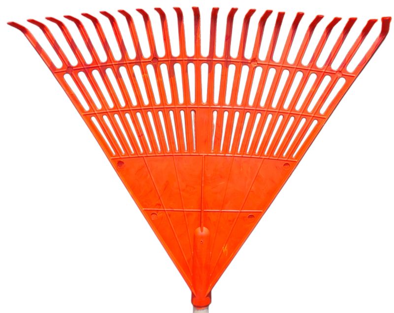 22 Teeth leaf  rake orange 