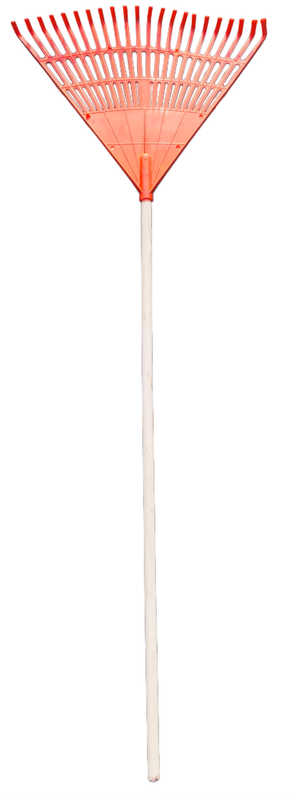 22 Teeth leaf  rake orange 