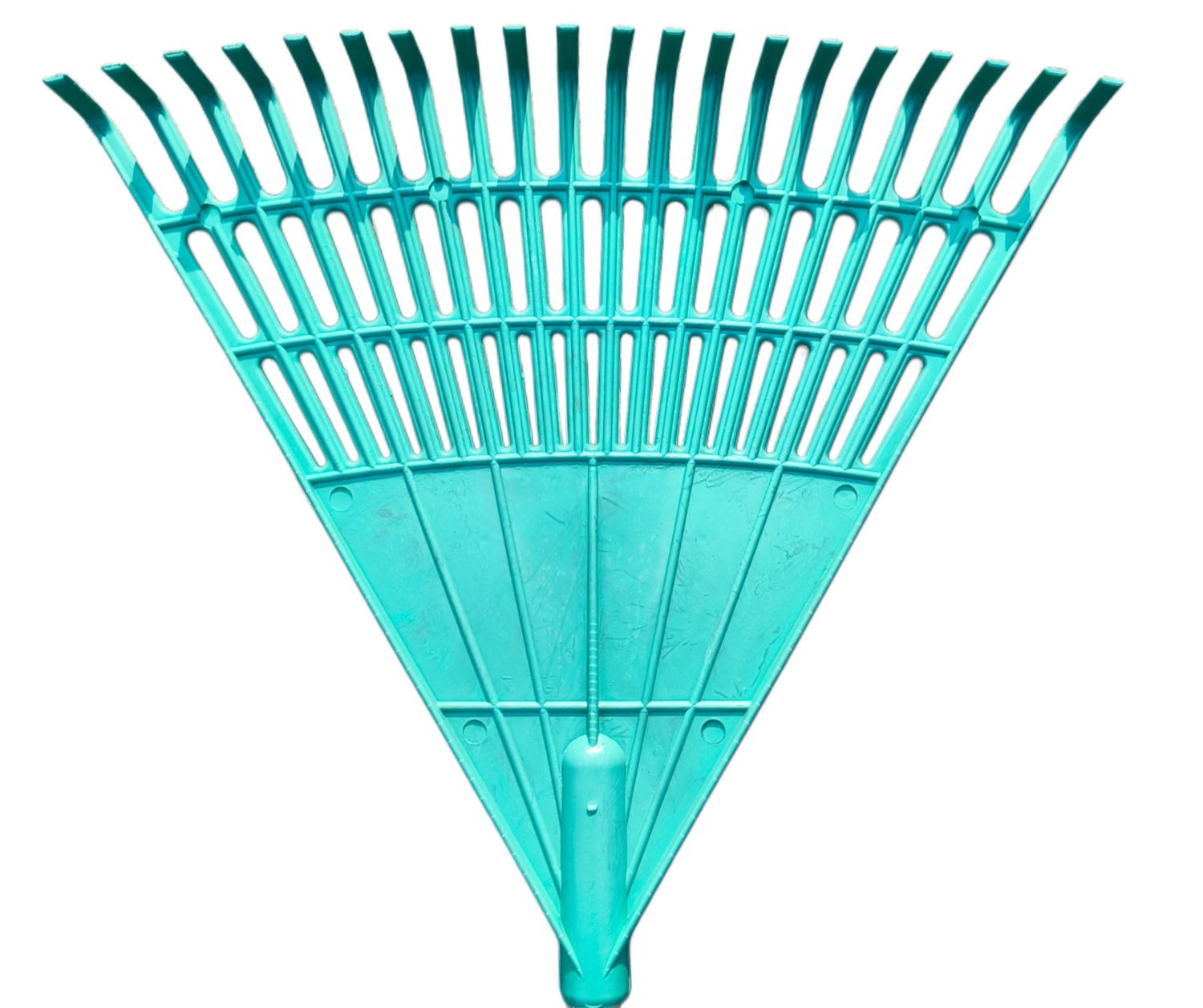 20 Teeth leaf rake green