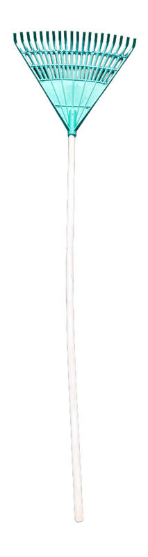 20 Teeth leaf rake green