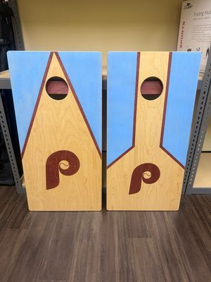 06.03.25 Custom-Made Philadelphia Phillies Cornhole Set