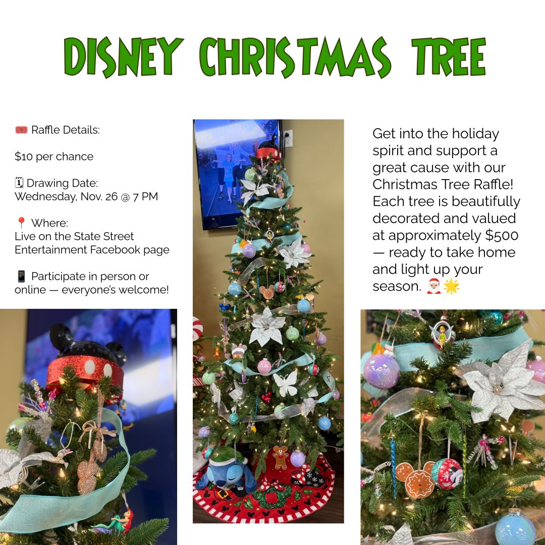 11.02.25 DISNEY CHRISTMAS TREE RAFFLE!