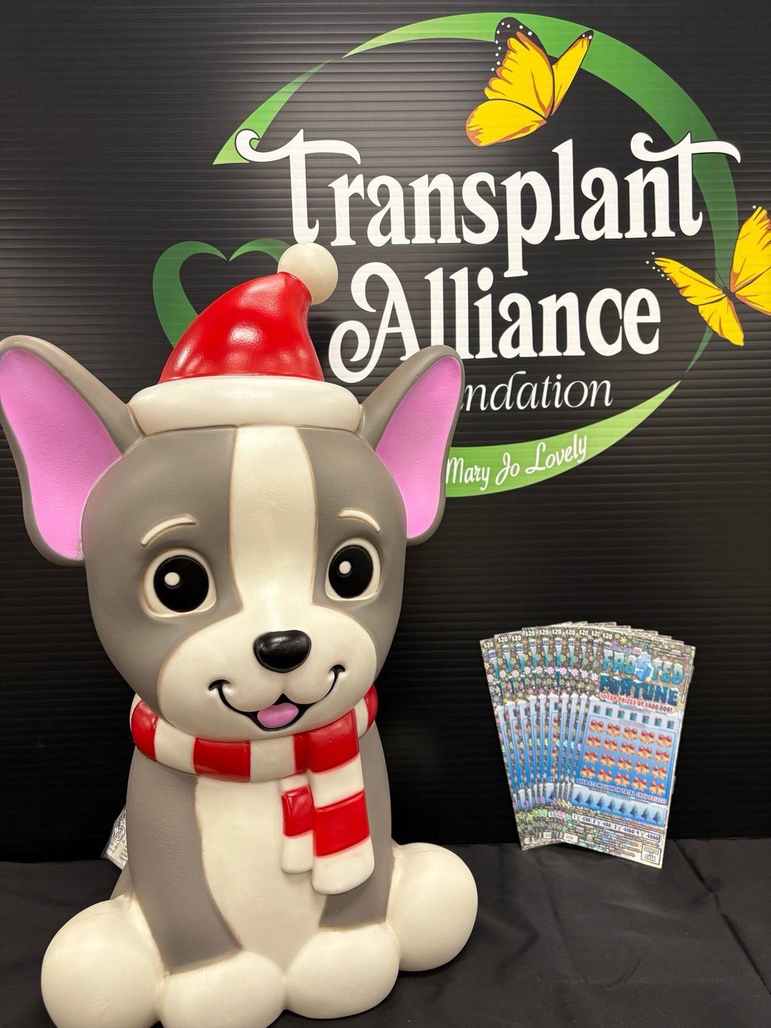 11.19.25 Christmas Pup Blow Mold + $200 in Frosted Fortune PA Scratchers!