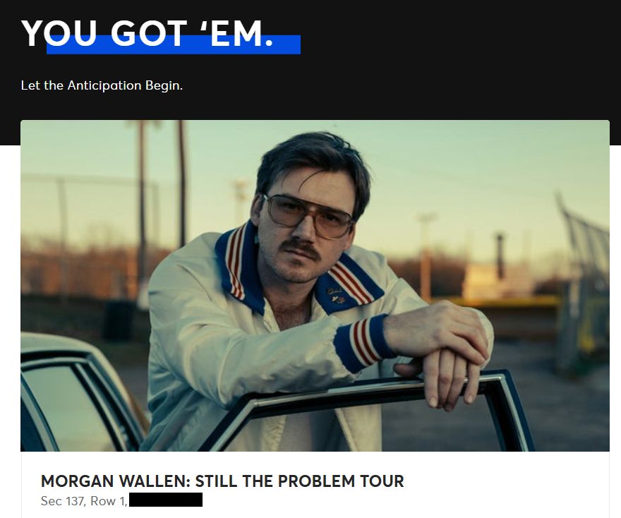 12.01.25 Morgan Wallen: Still the Problem Tour
