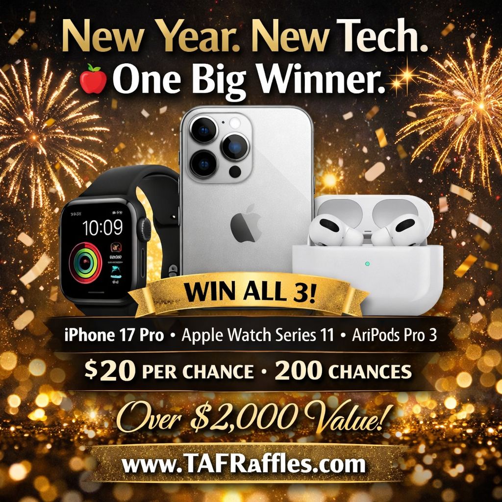01.01.26 The Ultimate Apple New Year Raffle
