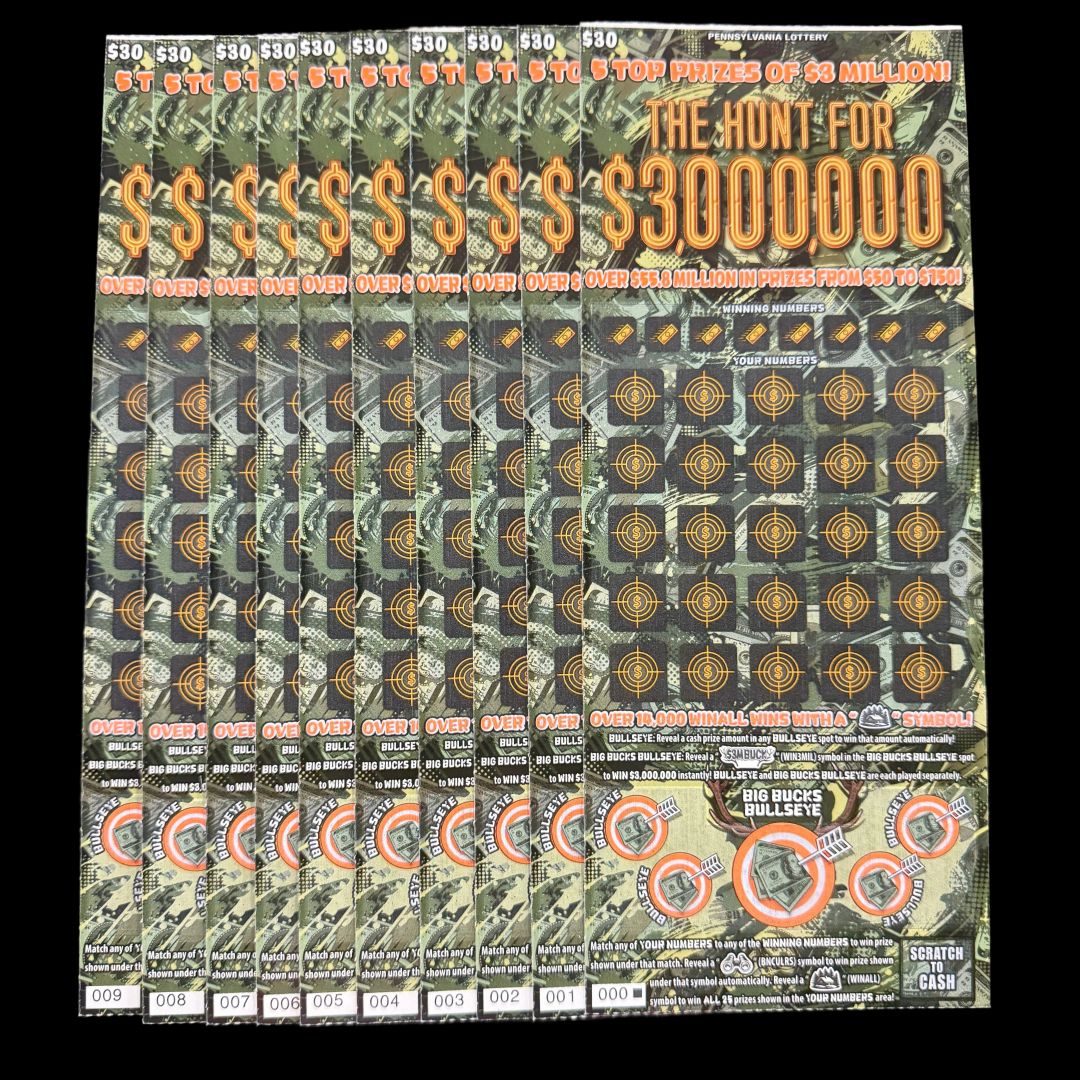 04.21.26 $300 in The Hunt for $3,000,000 PA Lottery 000-009