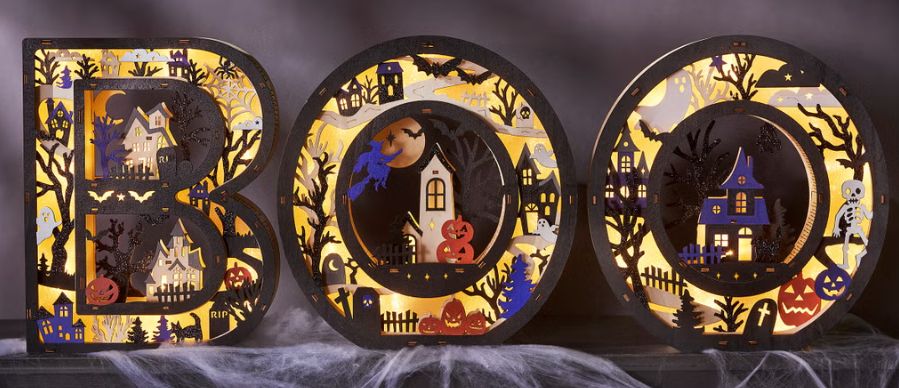 09.02.26 BOO Wooden Light-Up Letters plus $100 Lottery