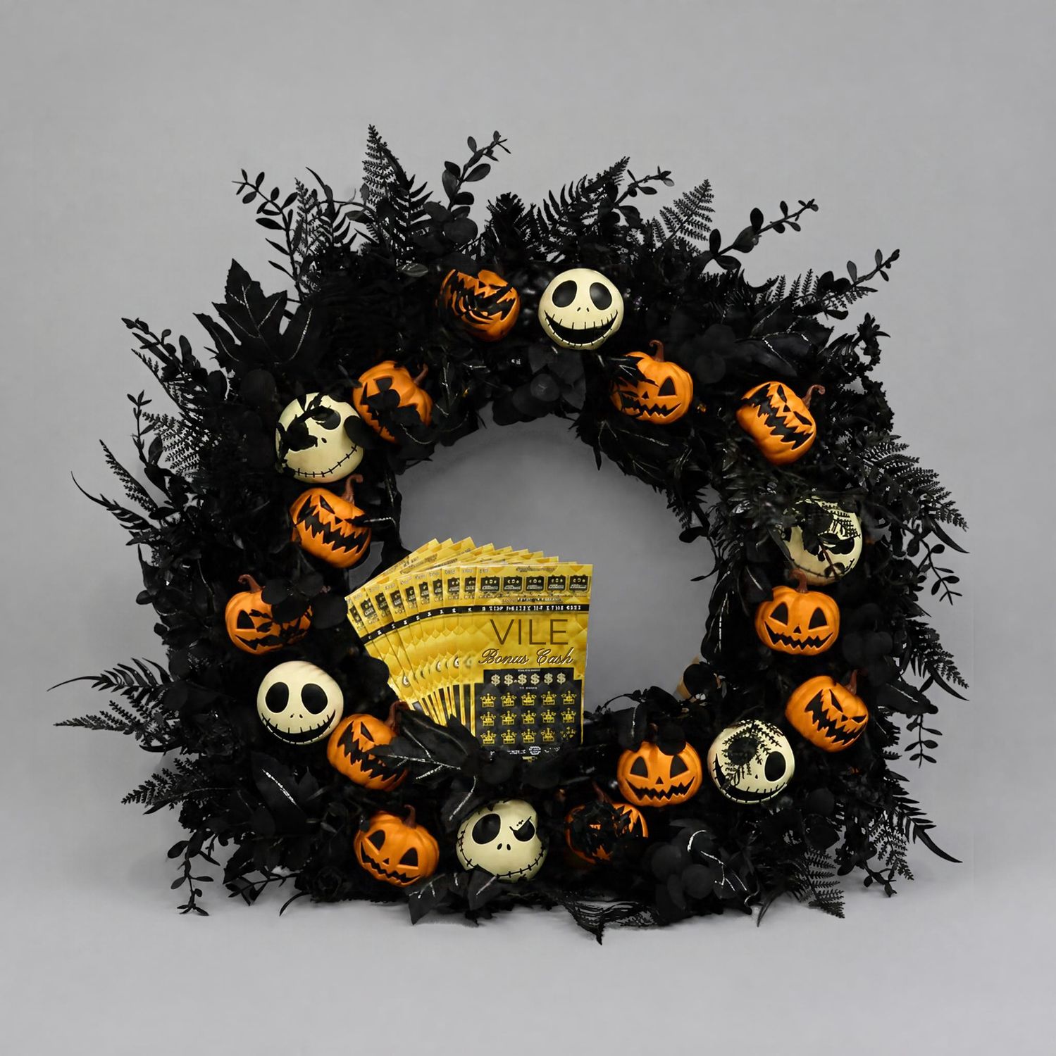 10.02.26 Disney The Nightmare Before Christmas Pre-Lit LED Wreath plus $100 Lottery