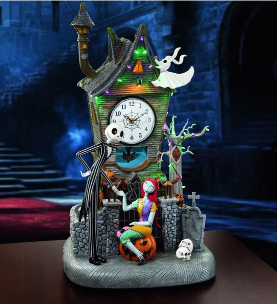 10.02.26 Disney The Nightmare Before Christmas Animated Clock Tower PLUS $100 in PA Lottery Scratch-Offs