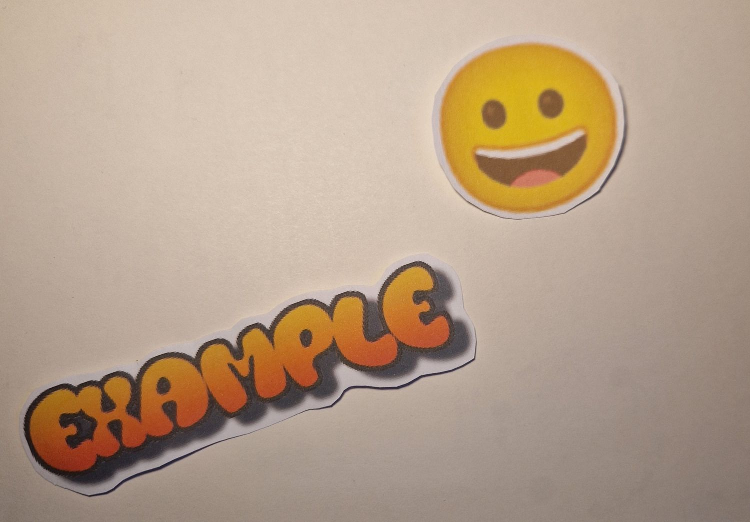 IMPROVED! Waterproof* Personalised Sticker