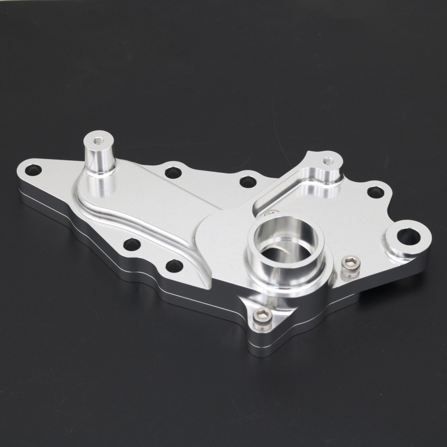 2JZ Billet Water Inlet &amp; Alternator Bracket