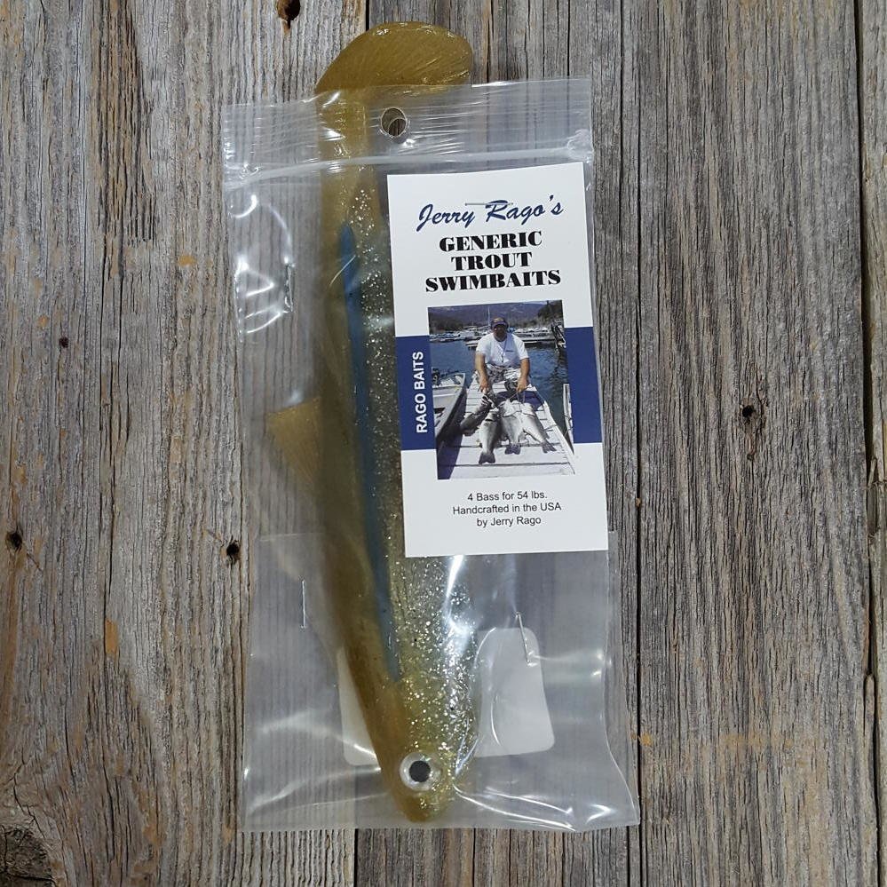 Rago Baits 7.5&quot; Rago Weedless, Color: Hitch