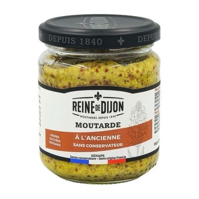 Moutarde à l’ancienne Reine de Dijon (190g)