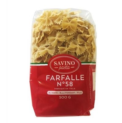 Farfalle Savino Pasta 500G