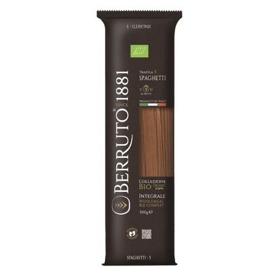 Pâtes spaghetti au blé complet bio n•5 (500g)