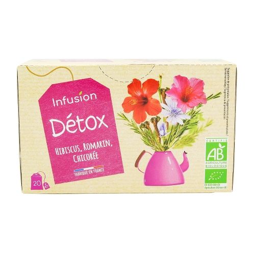 Infusion detox BIO boîte 20 sachets
