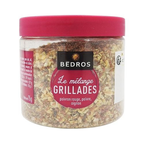 Aide culinaire Bédros - Mélange pour grillades pot 75g
