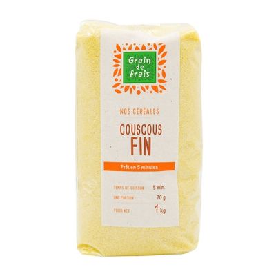 Couscous fin paquet 1kg Grain de Frais