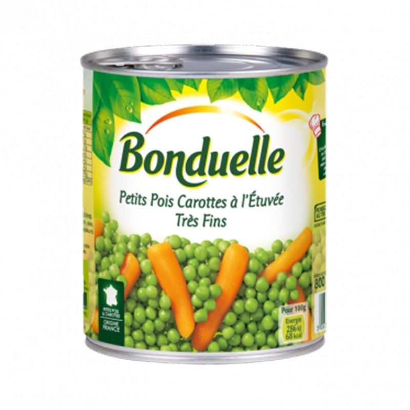 Petits Pois Carotte Bonduelle (800g)