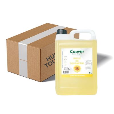 Huile de tournesol Cauvin carton de 20L