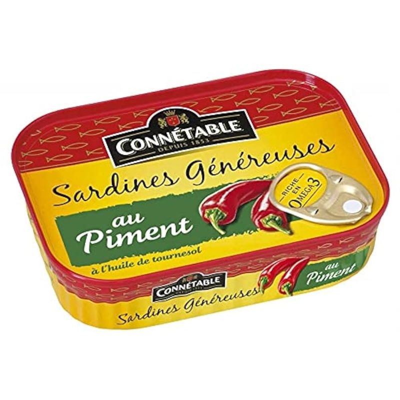 Sardine au piment 140g